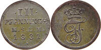 MECKLENBURG SCHWERIN 3 PFENNIG Friedrich Franz I. (1815-1837) -