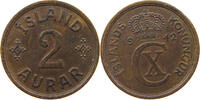 ICELAND 2 AURAR 1942 SS 9.54 £  +  5.20 £ shipping