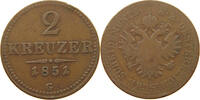 Haus Habsburg 2 Kreuzer 1851 G Franz Josef I. 1848-1916 GROßE G s+ 34.71 £  +  5.20 £ shipping