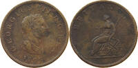 GREAT BRITAIN HALFPENNY 1806 GEORGE III. 1760-1820 S-SS 22.56 £  +  5.20 £ shipping