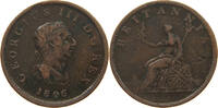 GREAT BRITAIN HALFPENNY 1806 GEORGE III. 1760-1820 S-SS 20.82 £  +  5.20 £ shipping