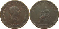 GREAT BRITAIN HALFPENNY 1807 GEORGE III. 1760-1820 S-SS 29.50 £  +  5.20 £ shipping