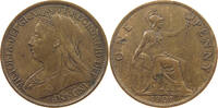 GREAT BRITAIN PENNY Victoria 1837-1901 -