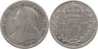 GREAT BRITAIN THREEPENCE 1898 Victoria 1837-1901 S+ 13.88 £  +  5.20 £ shipping
