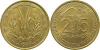 AFRICA  25 FRANCS 1957 SS+