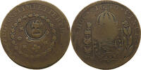 BRAZIL 40 REIS OVER 80 REIS PEDRO I. (1822-1831) -