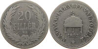 Haus Habsburg 20 Filler 1892 Franz Josef I. 1848-1916 s+ 21.69 £  +  5.20 £ shipping