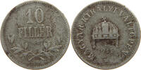Haus Habsburg 10 Filler 1915 Franz Josef I. 1848-1916, Revers Fehlprägun... 43.38 £  +  5.20 £ shipping