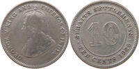 STRAITS SETTLEMENTS 10 CENTS George V. (1910-1936) -