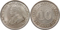 STRAITS SETTLEMENTS 10 CENTS George V. (1910-1936) -