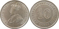 STRAITS SETTLEMENTS 10 CENTS George V. (1910-1936) -