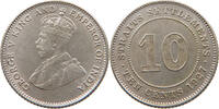 STRAITS SETTLEMENTS 10 CENTS George V. (1910-1936) -