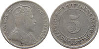 STRAITS SETTLEMENTS 5 CENTS Edward VII., 1901 - 1910 -