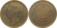 STRAITS SETTLEMENTS CENT Victoria 1837-1901 -