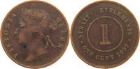 STRAITS SETTLEMENTS CENT Victoria 1837-1901 -