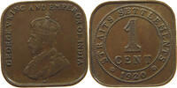 STRAITS SETTLEMENTS CENT George V. (1910-1936) -
