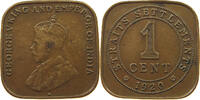STRAITS SETTLEMENTS CENT George V. (1910-1936) -
