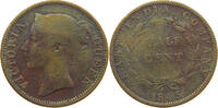 STRAITS SETTLEMENTS 1/2 CENT Victoria 1837-1901 EAST INDIA COMPANY -