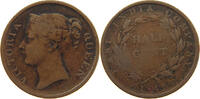 STRAITS SETTLEMENTS 1/2 CENT Victoria 1837-1901 EAST INDIA COMPANY -