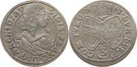 Haus Habsburg 3 Kreuzer Erzherzog Sigismund Franz, Doppelschlag 6 und 3 -