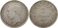 BELGIUM 2 FRANCS Albert I. 1909-1934 -