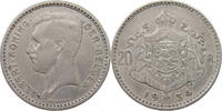 BELGIUM 20 FRANCS Albert I. 1909-1934 -