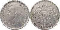 BELGIUM 20 FRANCS Albert I. 1909-1934 -