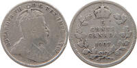 CANADA 5 CENTS Edward VII., 1901 - 1910 -