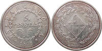 SPAIN 5 PESETAS FORGERY, RESTRIKE, COPY -