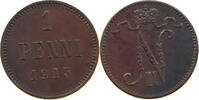 FINLAND PENNI Nikolaus II. (1894-1917) -