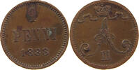 FINLAND PENNI Alexander III. (1881-1894) -