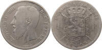 BELGIUM FRANC Leopold II. 1865-1909 -