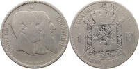 BELGIUM FRANC Leopold II. 1865-1909 -