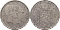 BELGIUM FRANC Leopold II. 1865-1909 -
