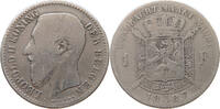 BELGIUM FRANC Leopold II. 1865-1909 -
