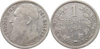 BELGIUM FRANC Leopold II. 1865-1909 -