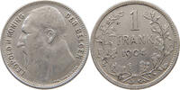 BELGIUM FRANC Leopold II. 1865-1909 -