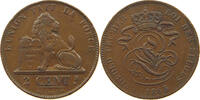BELGIUM 2 CENTIMES Leopold II. 1865-1909 -