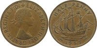 GREAT BRITAIN HALFPENNY Elizabeth II. (1952-) -