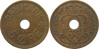 DENMARK 5 ÖRE Christian X. (1912-1947) -