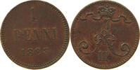 FINLAND PENNI Alexander III. (1881-1894) -