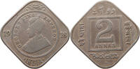 INDIA BRITISH 2 ANNAS George V. (1910-1936) -