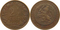 NETHERLANDS 2 1/2 CENT Wilhelmina 1890-1948 -