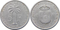 CONGO BELGIAN 5 FRANCS -