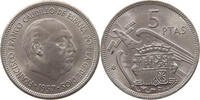 SPAIN 5 PESETAS 1957 57 VZ- 4.34 £  +  5.20 £ shipping