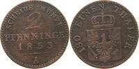 BRANDENBURG PREUSSEN 2 PFENNIG Friedrich Wilhelm IV. 1840-1861 -