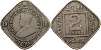 INDIA BRITISH 2 ANNAS 1918 George V. (1910-1936) S-SS 13.02 £  +  5.20 £ shipping