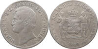 SACHSEN ALBERTINISCHE LINIE TALER Johann (1854-1873) -