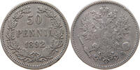 FINLAND 50 PENNIÄ Alexander III. (1881-1894) -