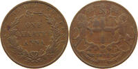 INDIA BRITISH 1/4 ANNA 1858 Victoria 1837-1901 EAST INDIA COMPANY S-SS 18.22 £  +  5.20 £ shipping